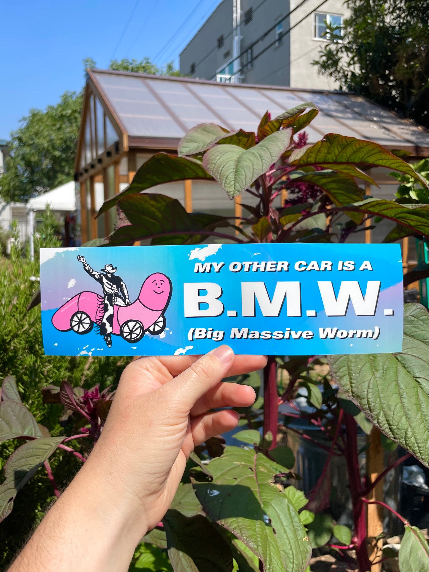 My Other Car Is a BMW (Big Massive Worm) Bumper Sticker