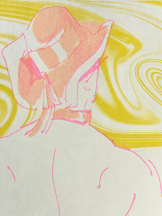 Sexy Cowboy Riso Print