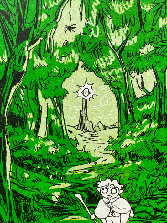 Lord of the Rings Riso Print