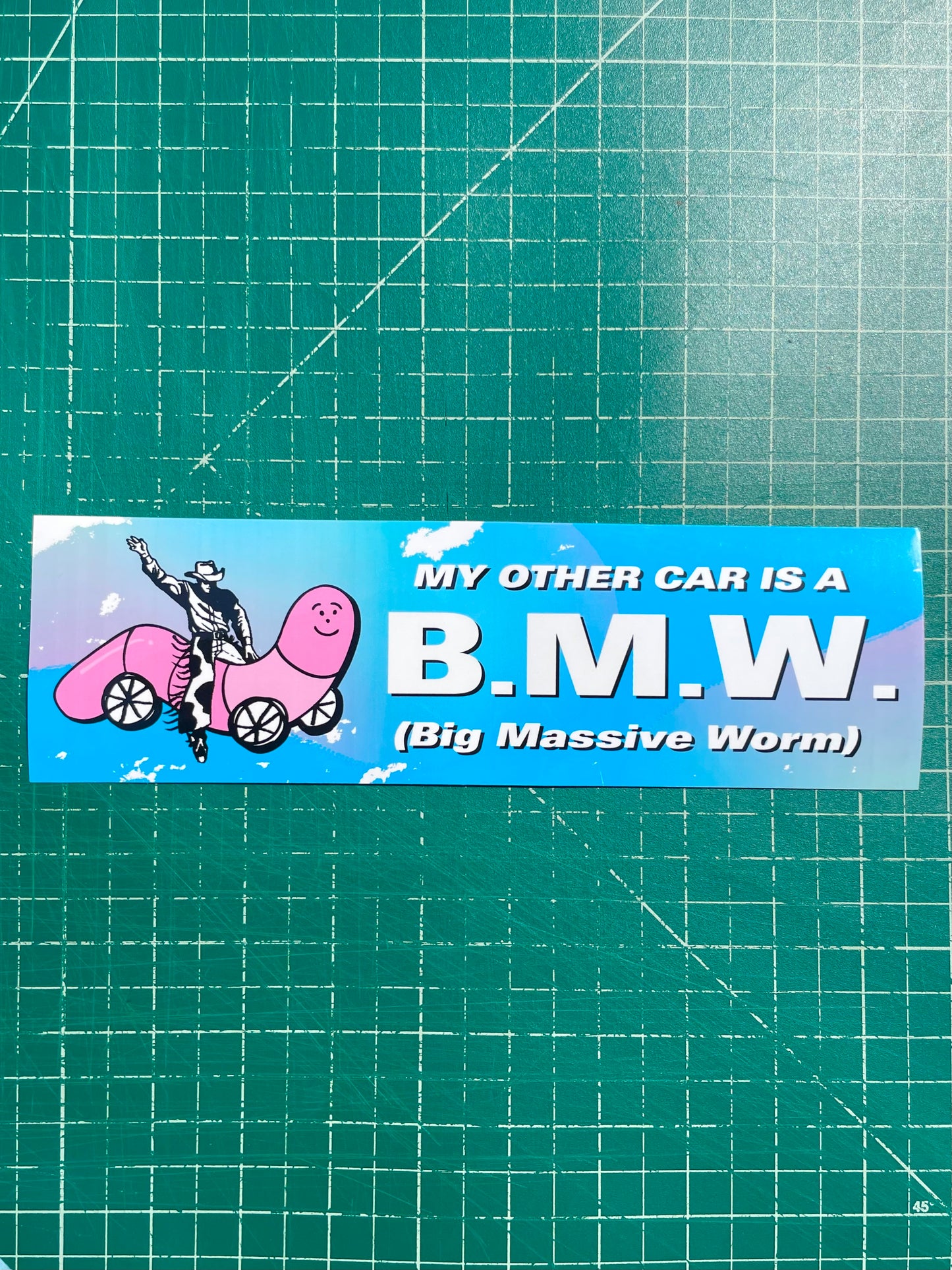 My Other Car Is a BMW (Big Massive Worm) Bumper Sticker