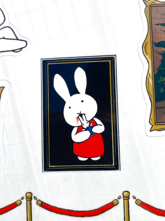 Art History Miffy Sticker Sheet