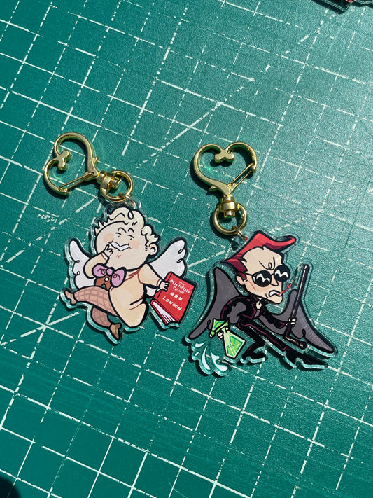 Aziraphale Keychain (Good Omens)