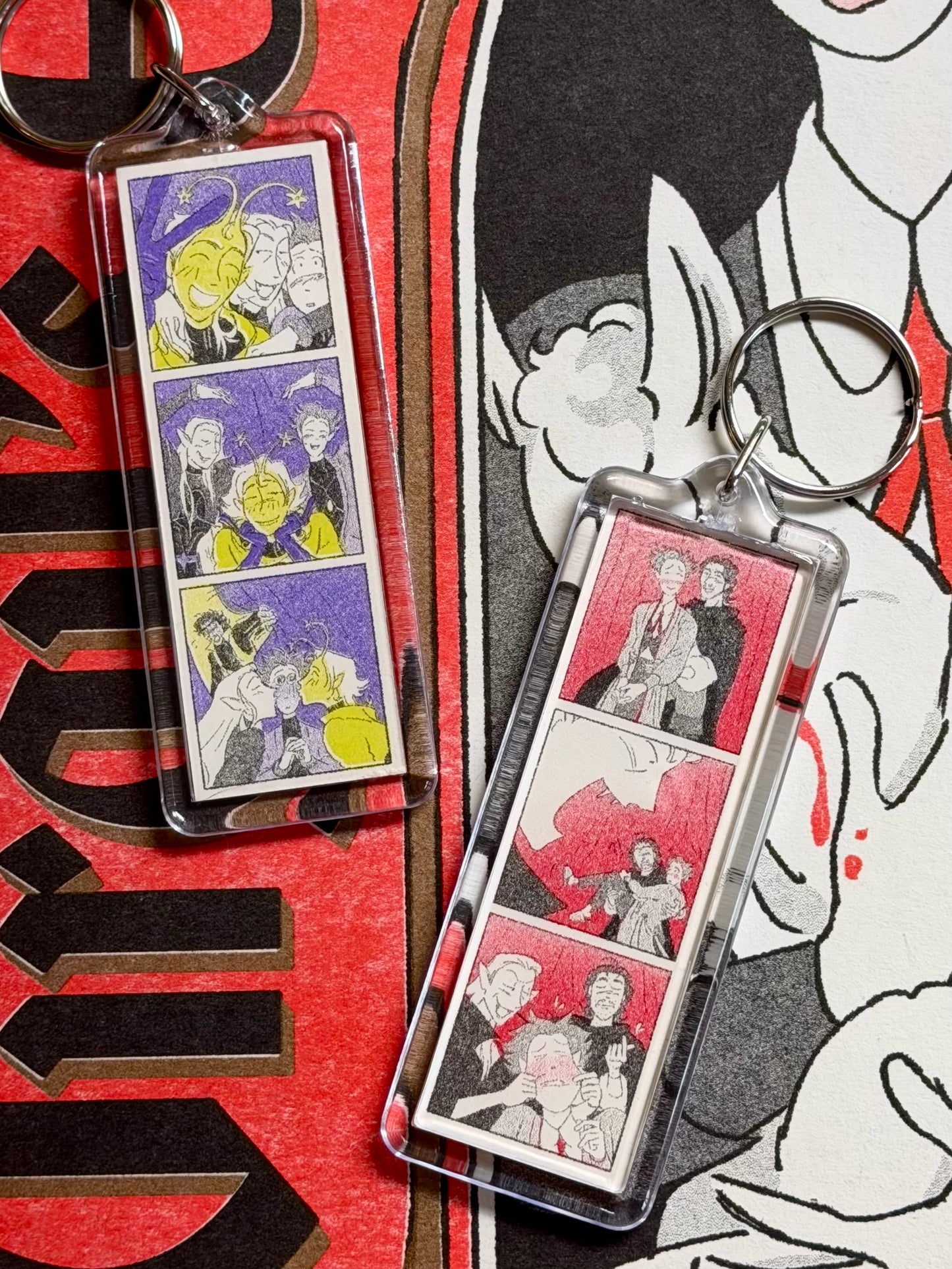 Virgil’s End Riso Printed Keychain