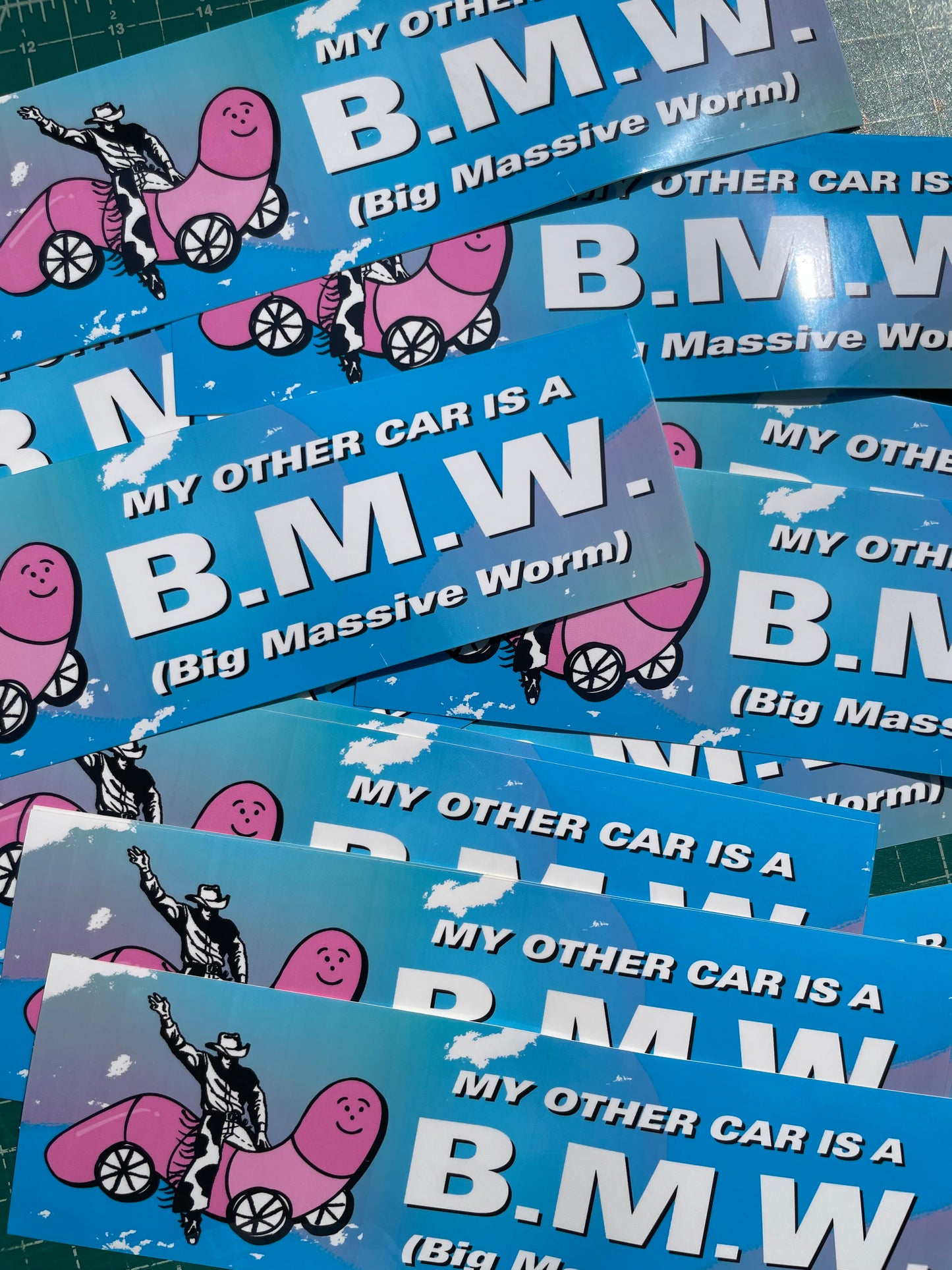 My Other Car Is a BMW (Big Massive Worm) Bumper Sticker