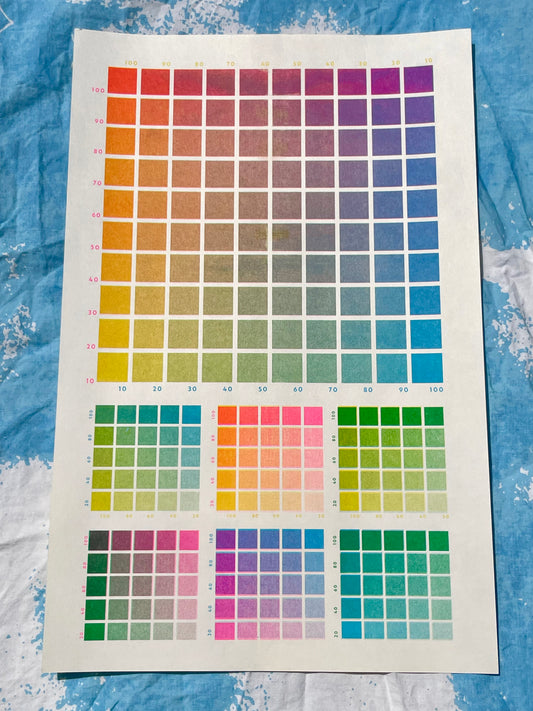 Riso Color Chart
