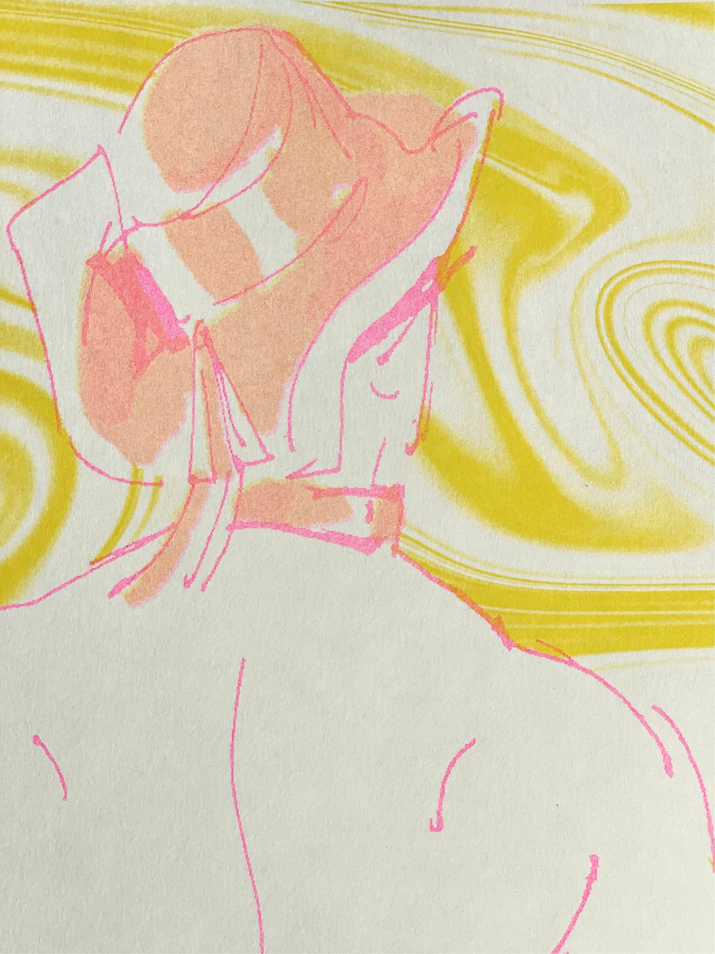 Sexy Cowboy Riso Print