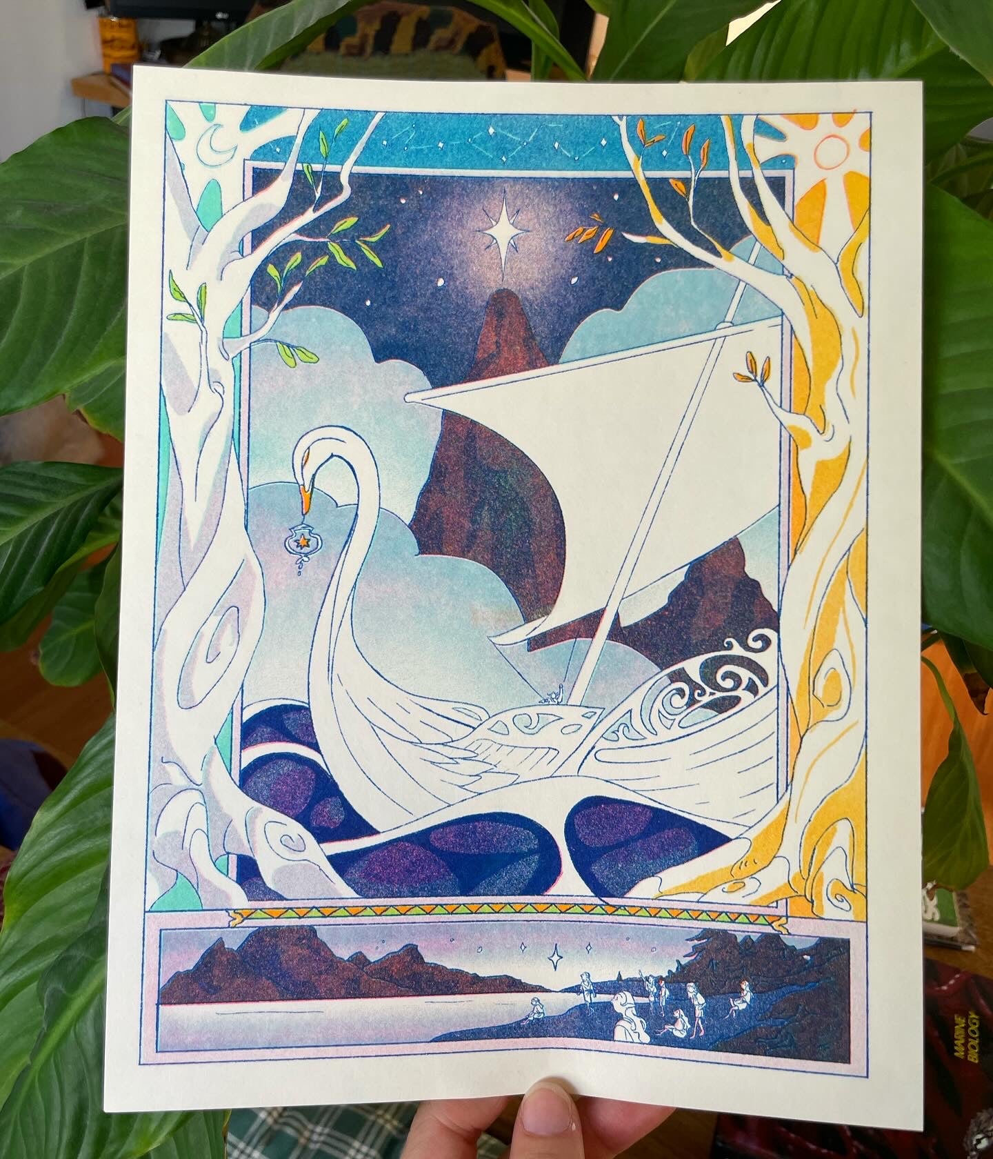 Silmarillion Riso Print