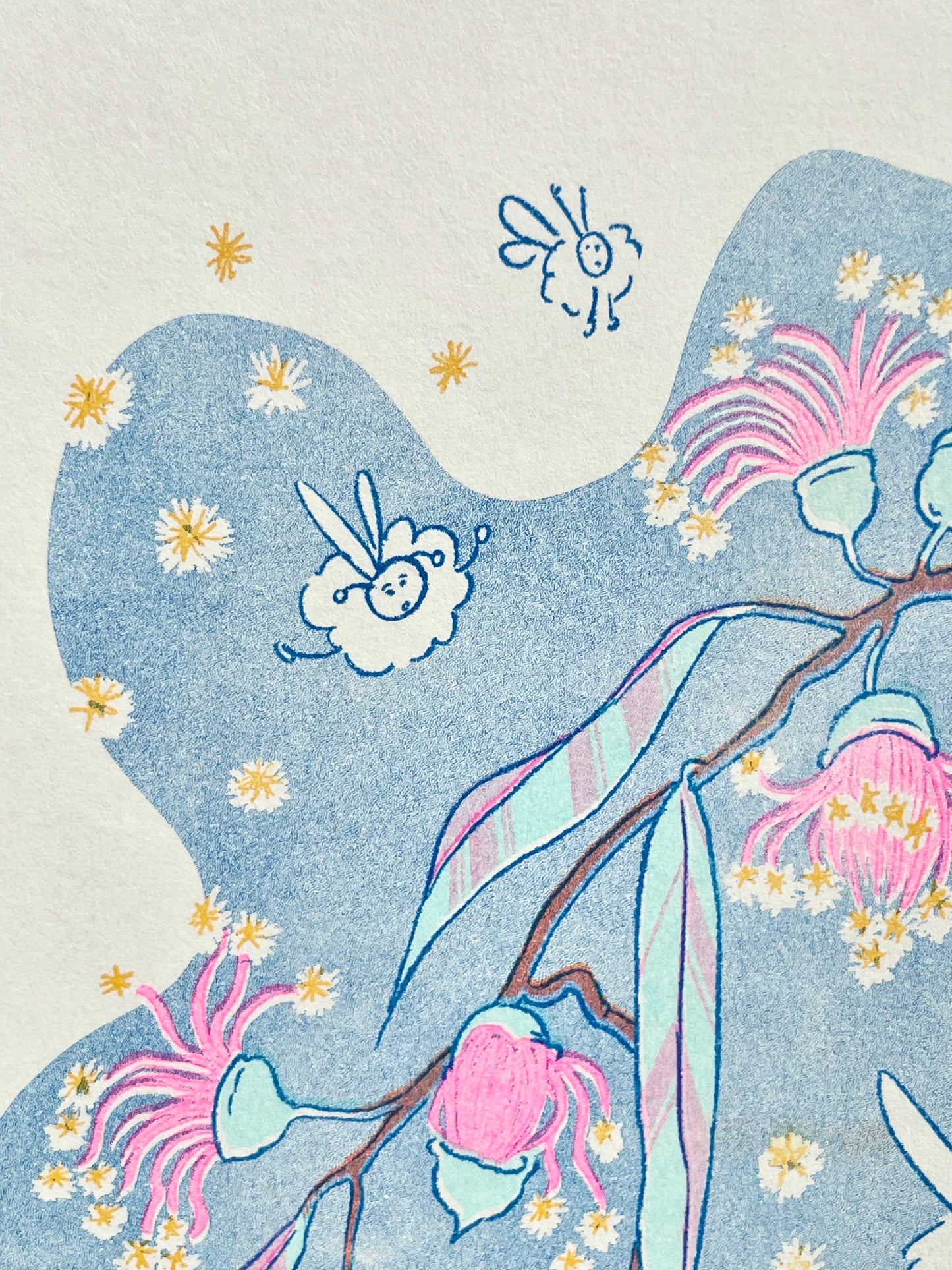 Eucalyptus Fairy Riso Print