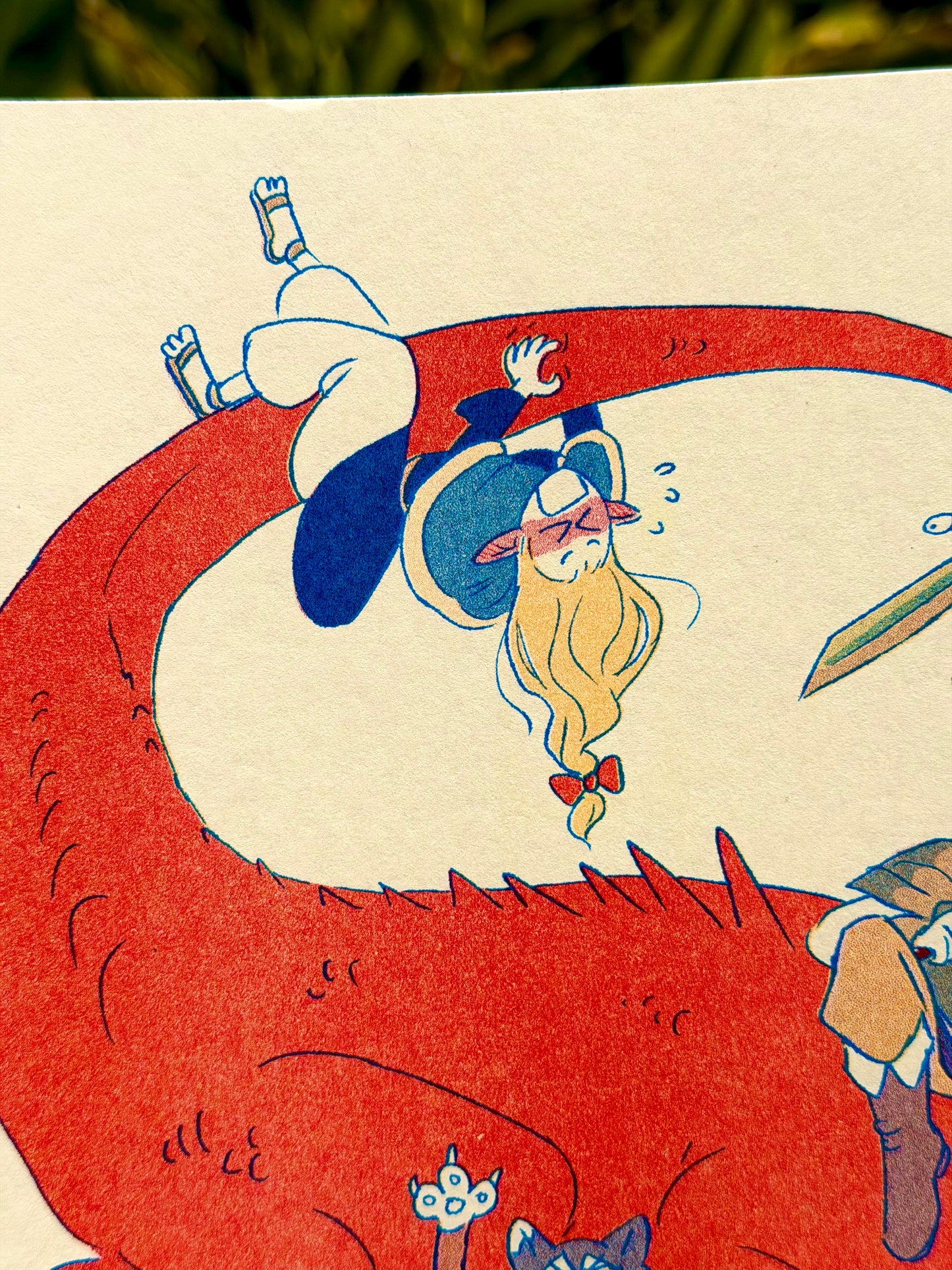 Dungeon Meshi Riso Print