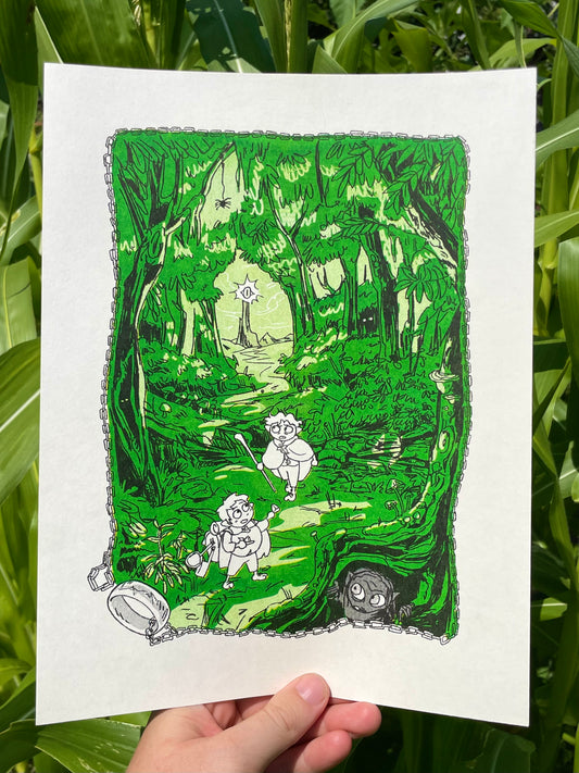 Lord of the Rings Riso Print