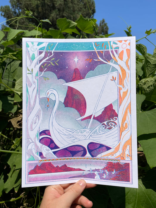 Silmarillion Riso Print