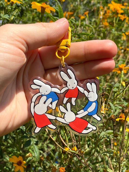 Miffy Dancers Keychain
