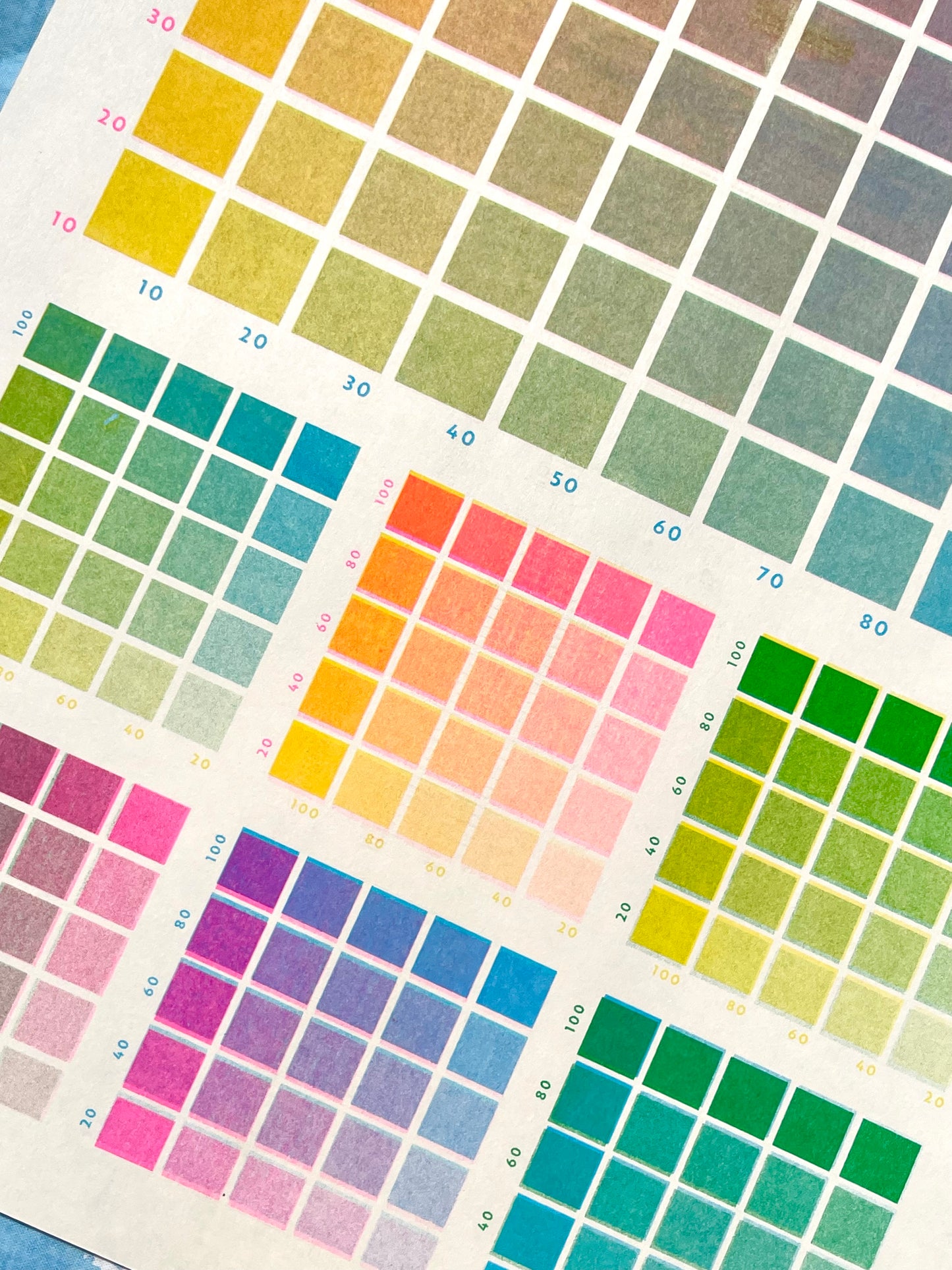 Riso Color Chart