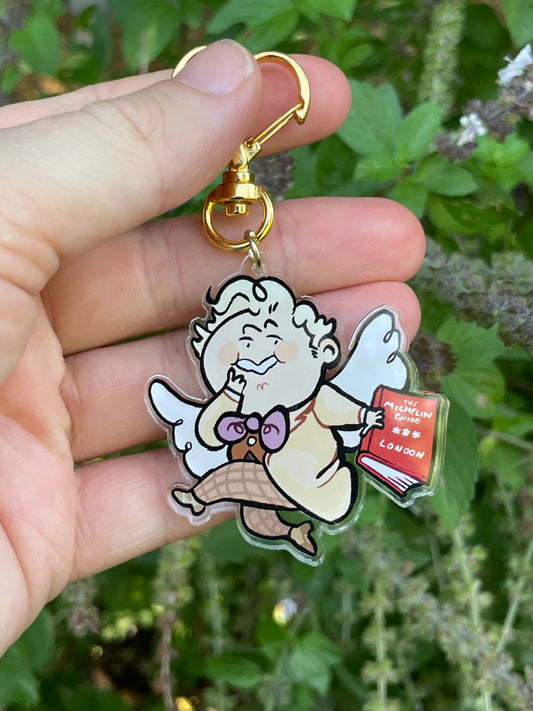 Aziraphale Keychain (Good Omens)