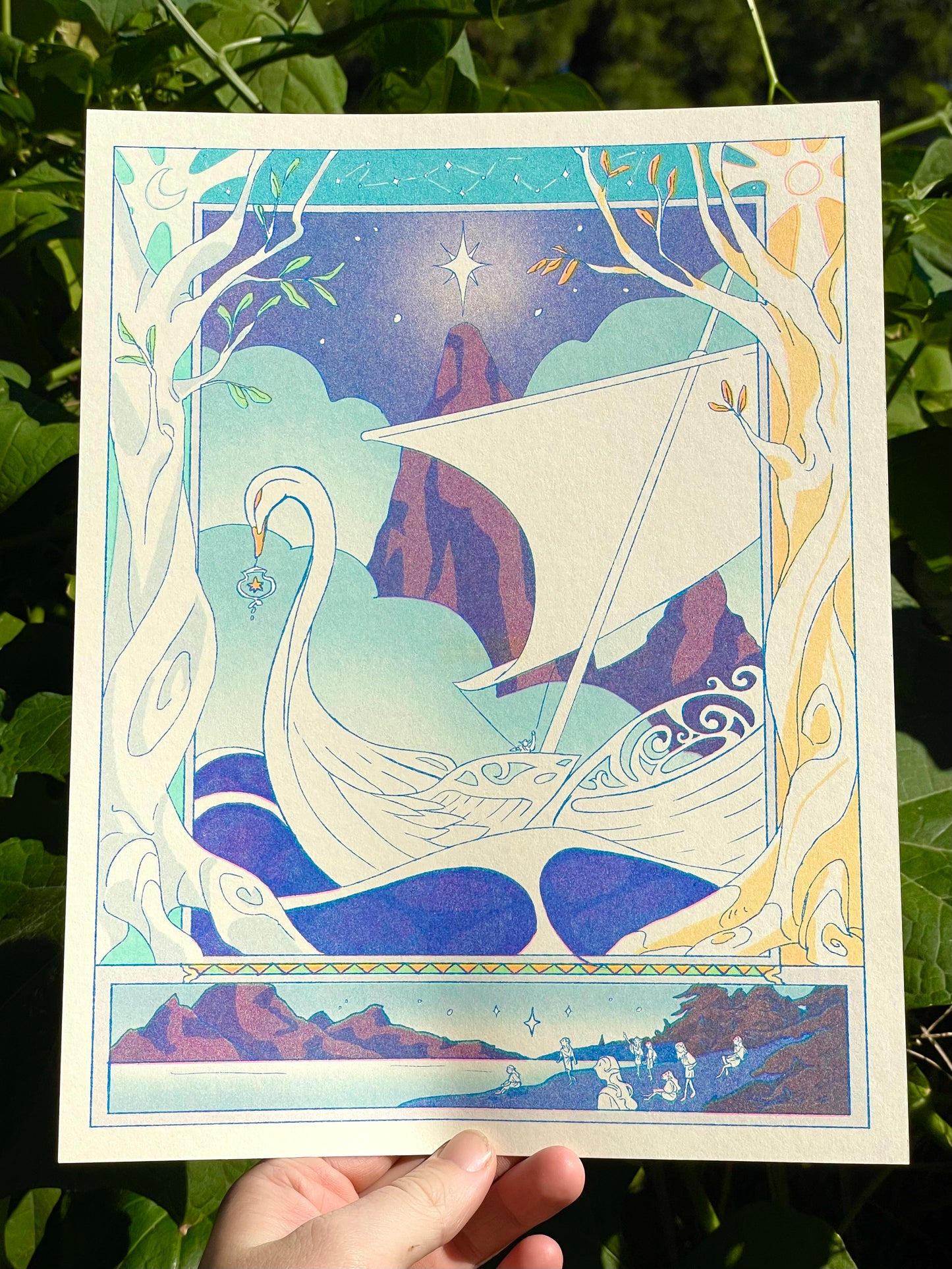 Silmarillion Riso Print