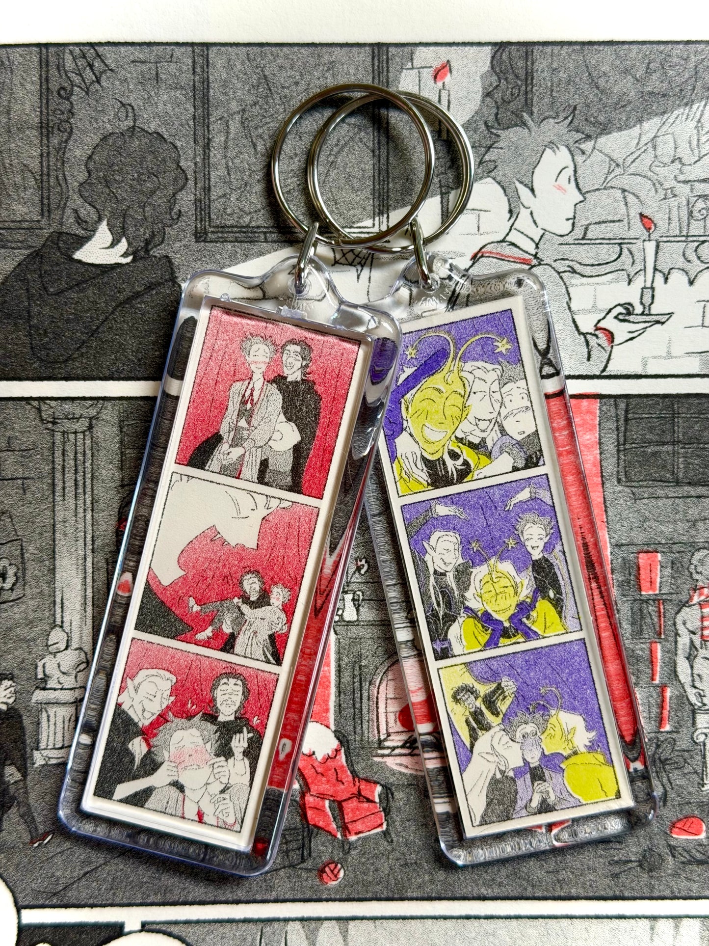 Virgil’s End Riso Printed Keychain