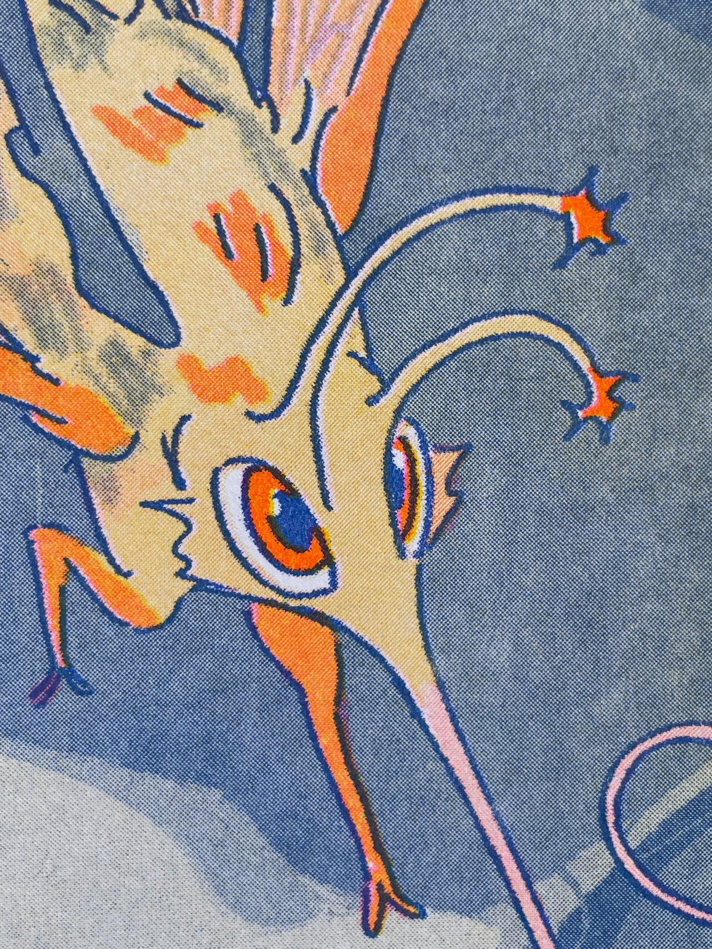 Sphinx Moth Fairy Riso Print